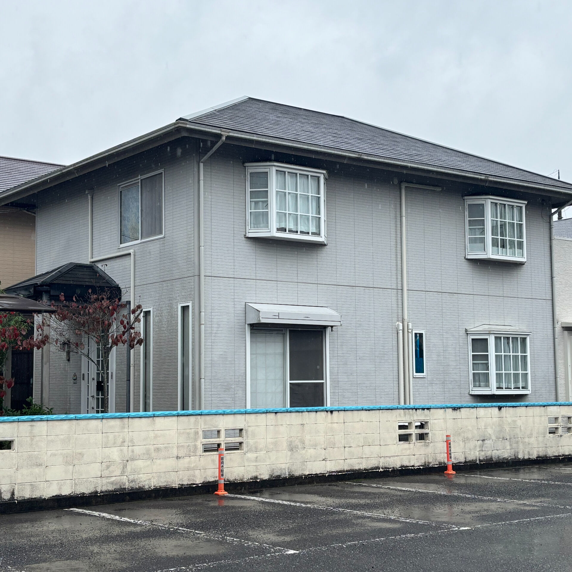 施工完成後→施工前